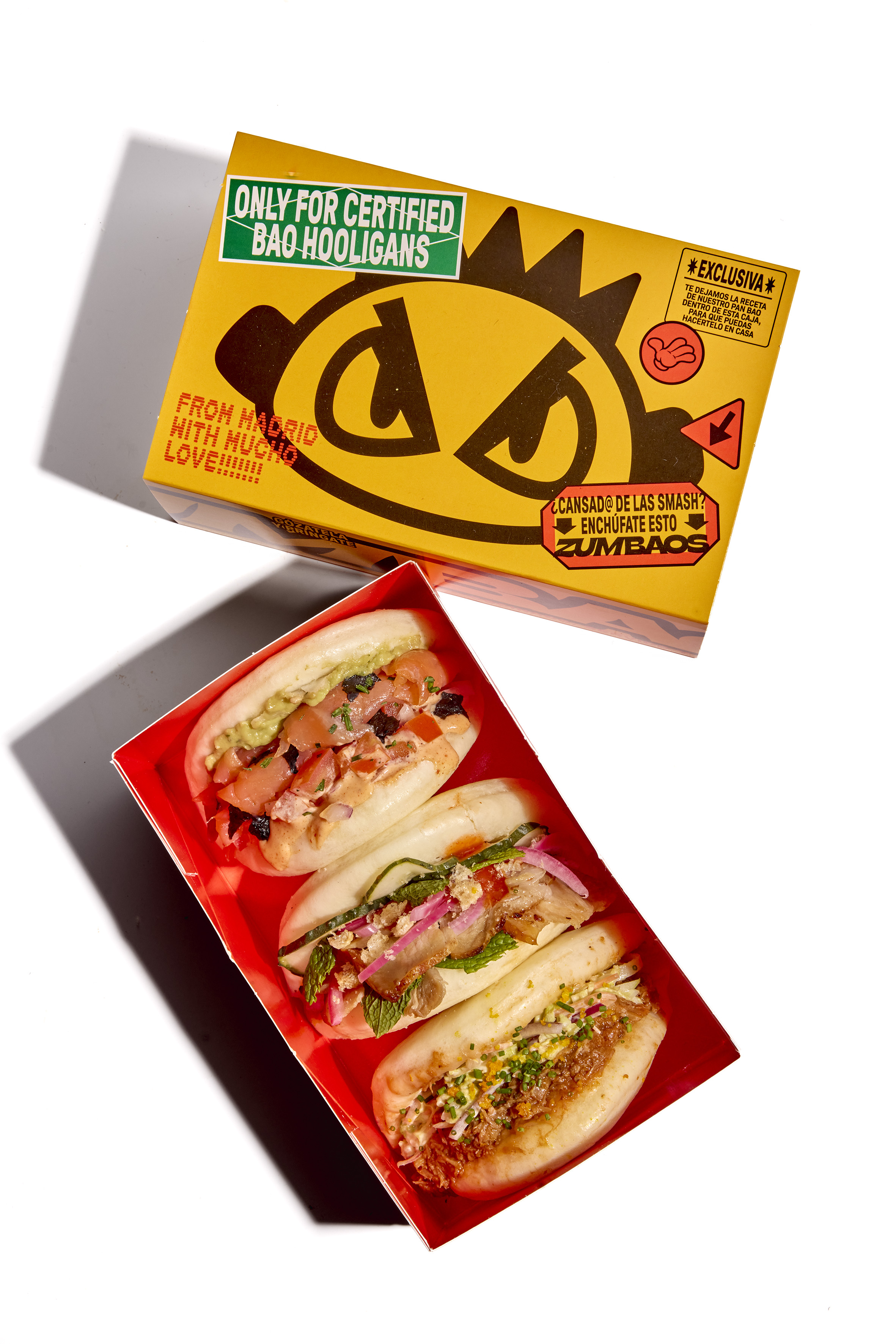 Zumbaos' box packaging